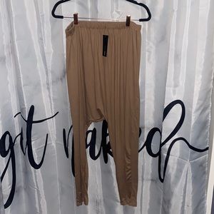 Fashion Nova Mocha Brown Joggers (Super Slouchy)